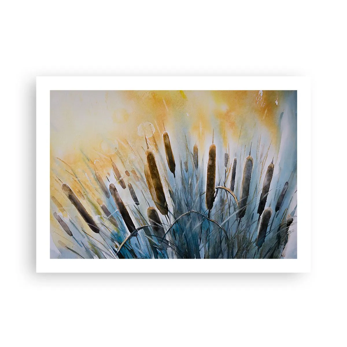 Poster - Coolness of Water, Heat of the Sun - 70x50 cm