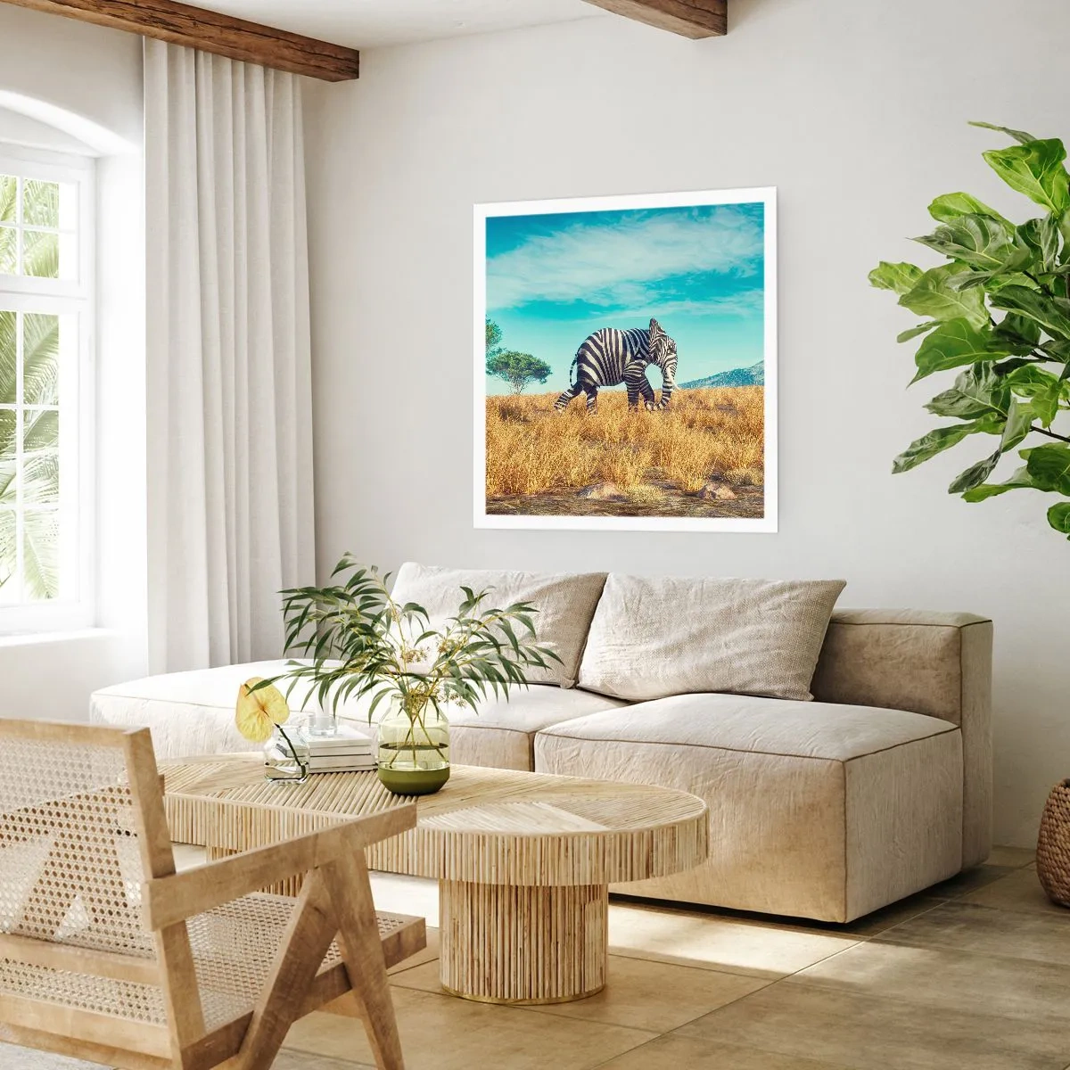 Poster - Greyness Is Not In Fashion - 30x30 cm