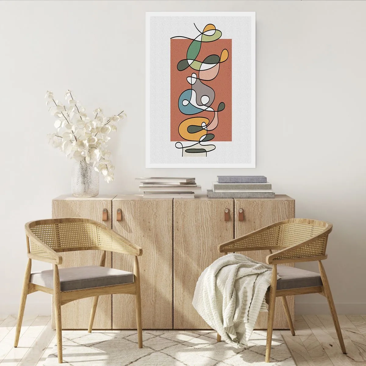 Poster - Abstract: Colourful Dance - 61x91 cm