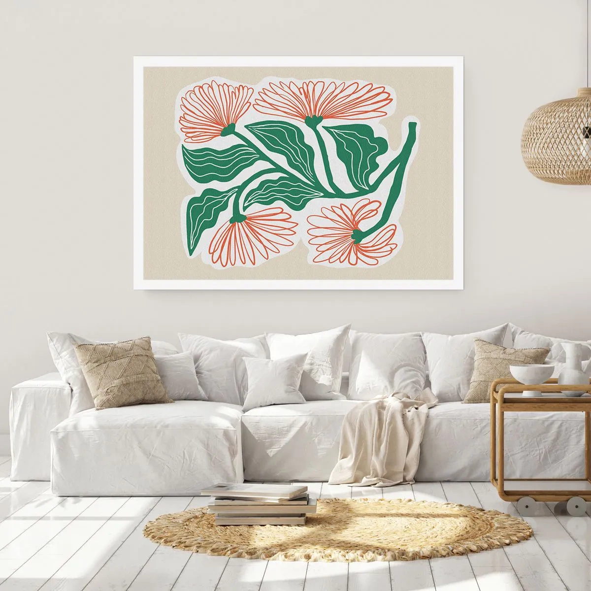 Poster - Folk and Modern - 50x40 cm