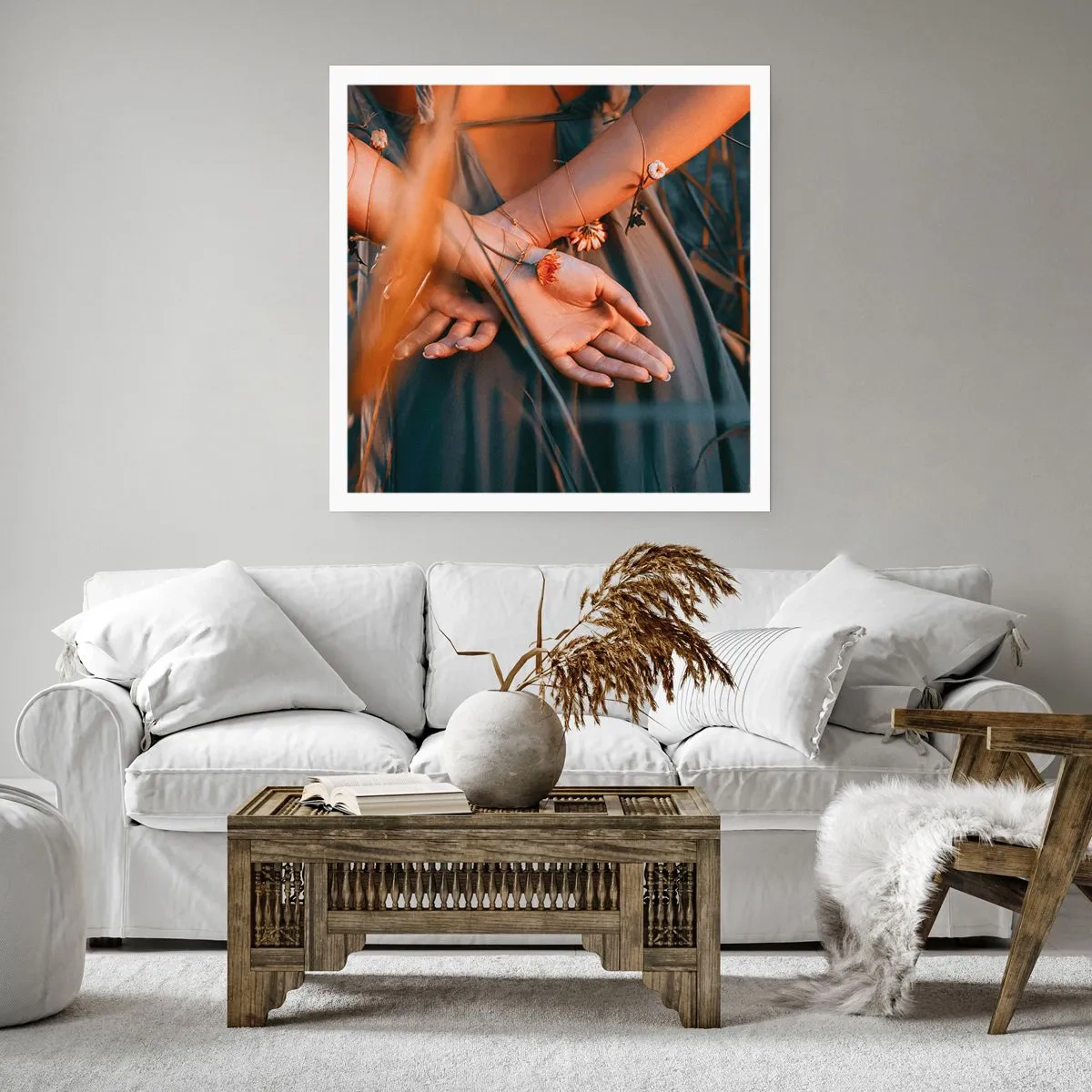 Poster - Connected with Nature - 50x50 cm