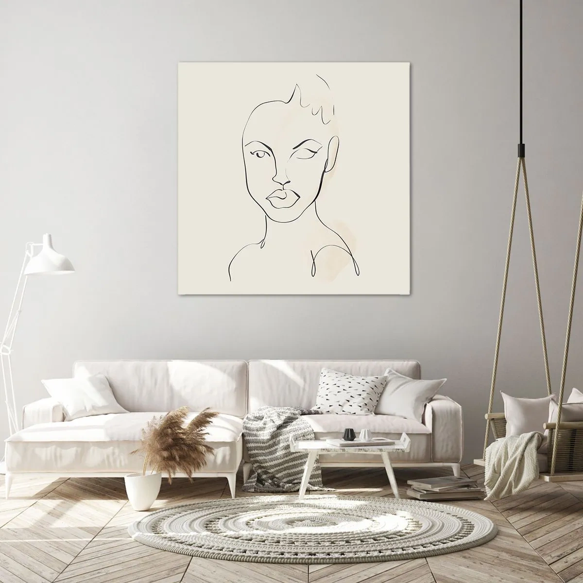 Canvas picture - Outline of Sensuality - 50x50 cm