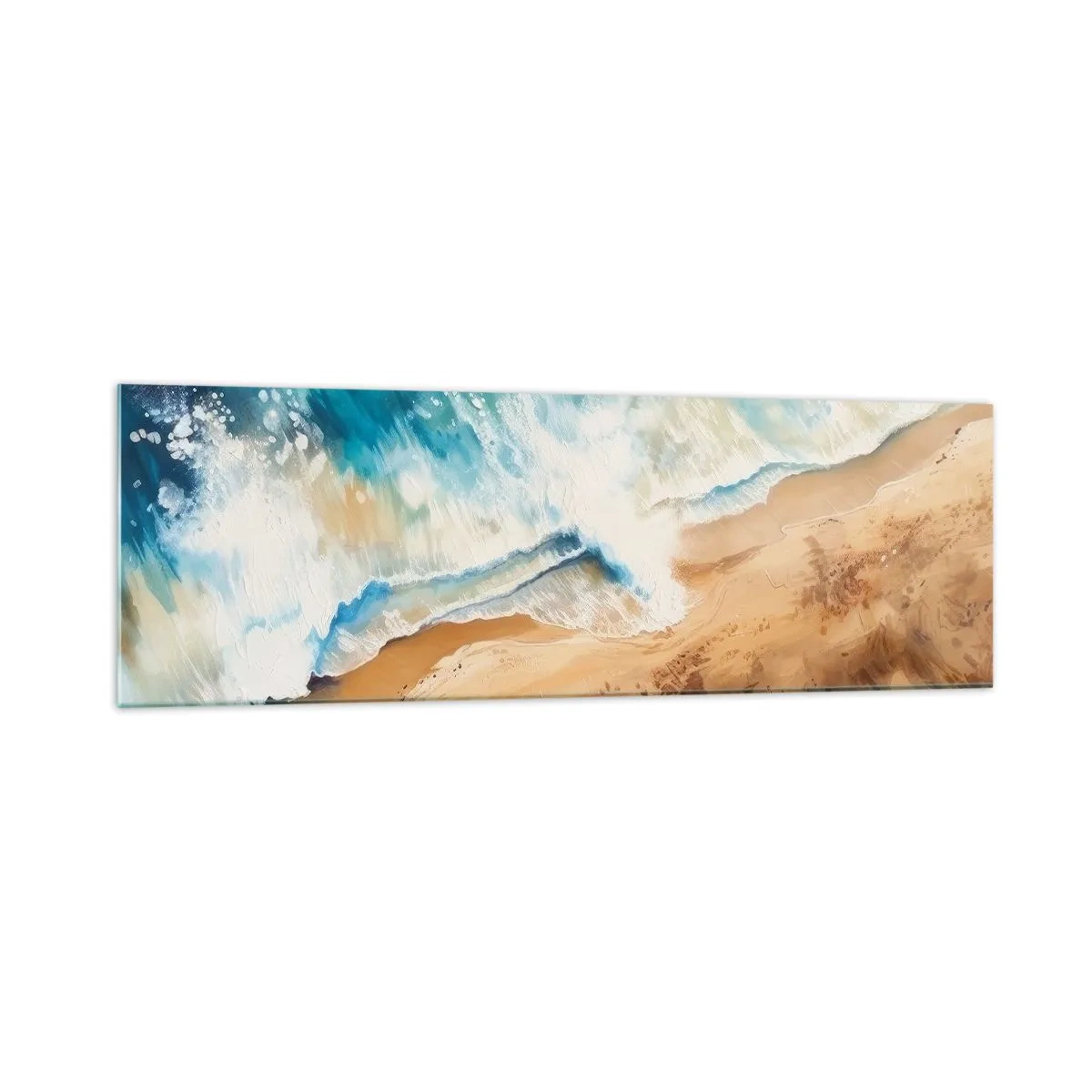 Glass picture - Returning Wave - 160x50 cm