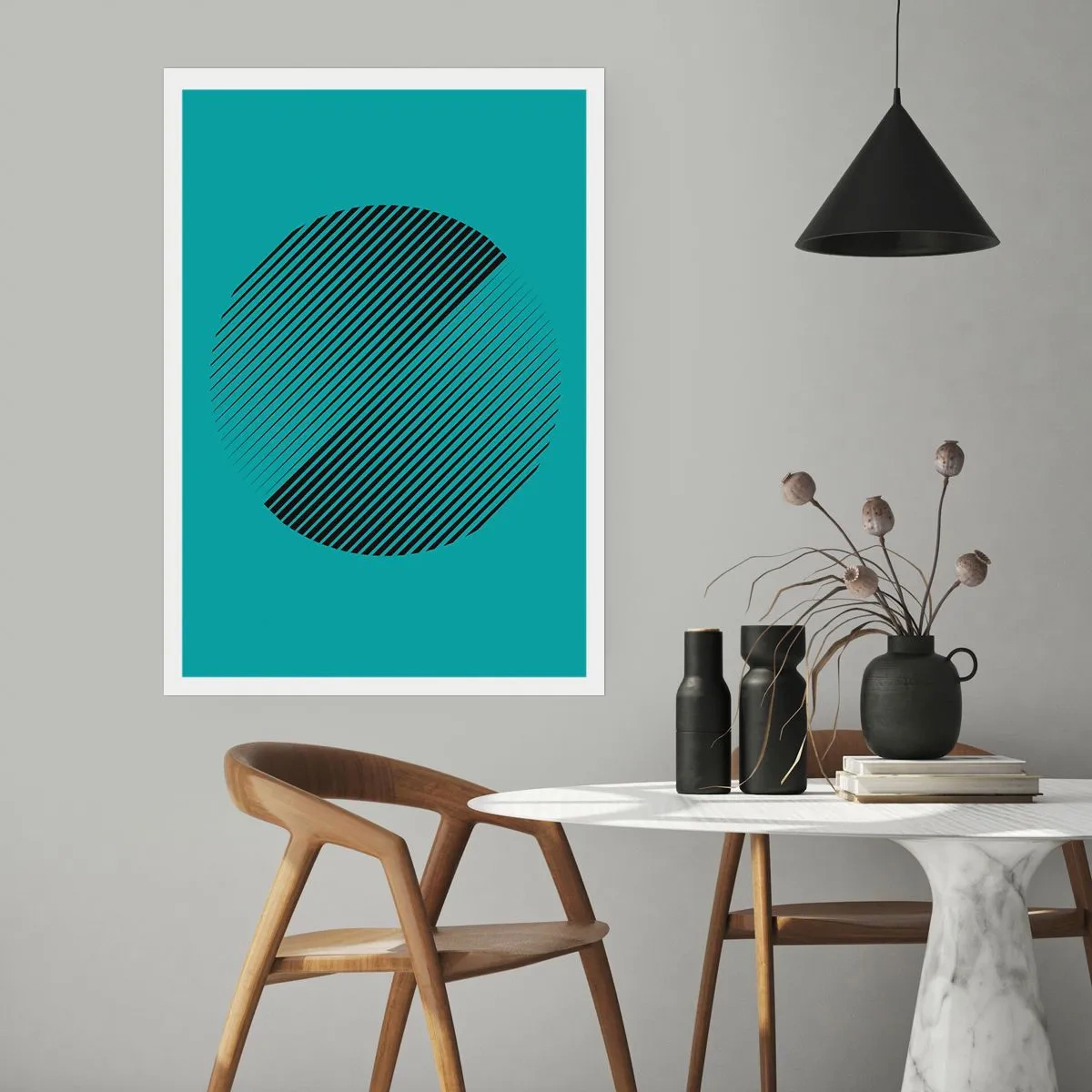 Poster - Circle - Geometrical Variation - 70x100 cm