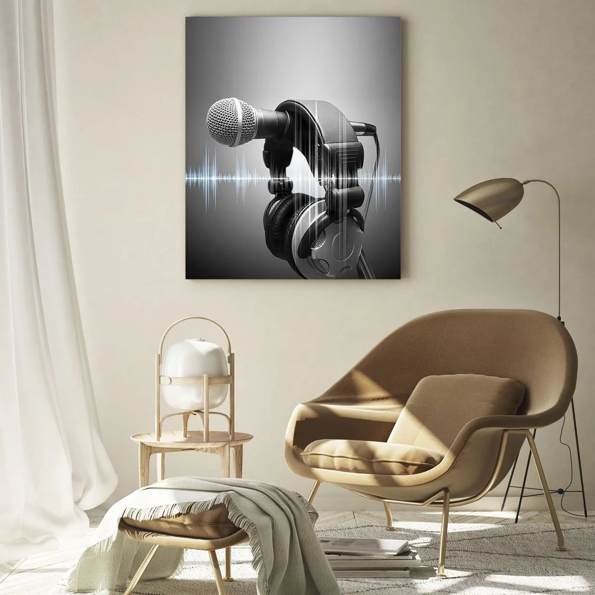 Glass picture - You Can Still Hear the Singing - 50x70 cm