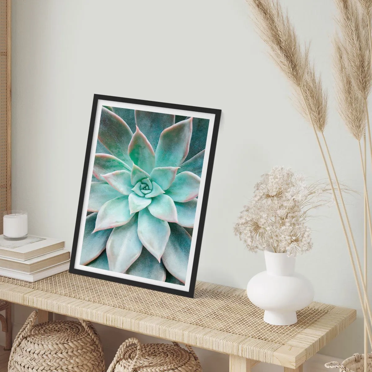 Poster in black frame - Heart of a Desert - 70x100 cm