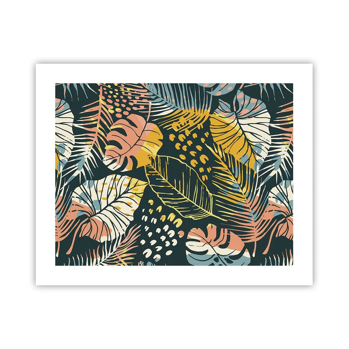 Poster - Leafy Fantasy - 50x40 cm
