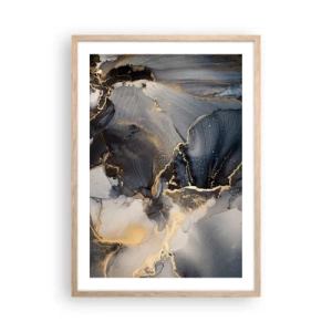 Poster in light oak frame - Life of a Stone - 50x70 cm