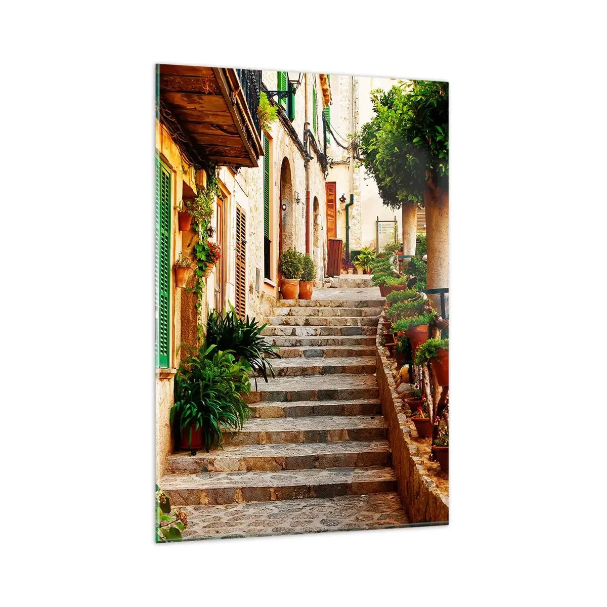 Glass picture - Charm of Spanish Holidays - 80x120 cm