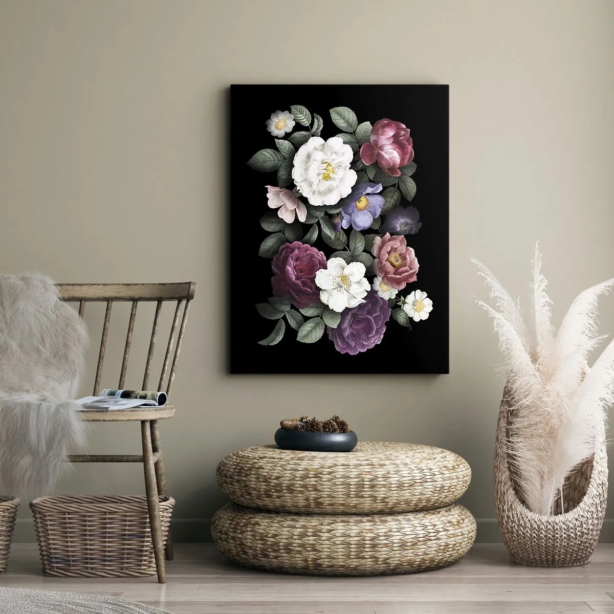 Canvas picture - From an English Garden - 65x120 cm