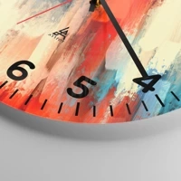 Clock face with numbers