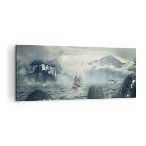 Canvas picture - On Magical Waters - 120x50 cm