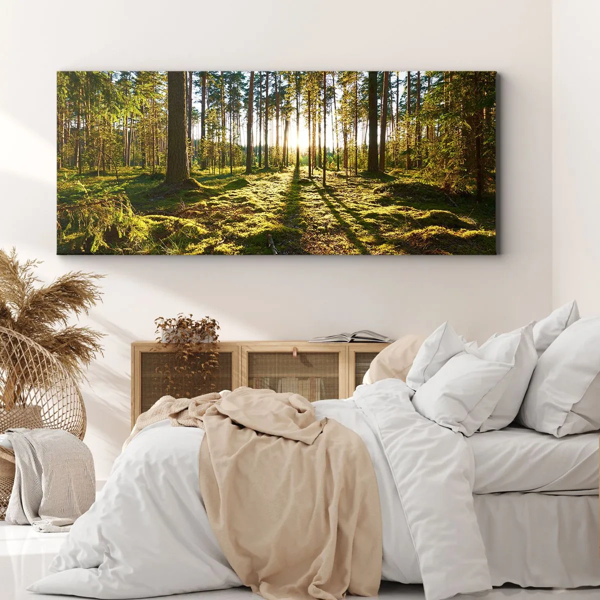 Canvas picture - Deep in the Forest - 160x50 cm