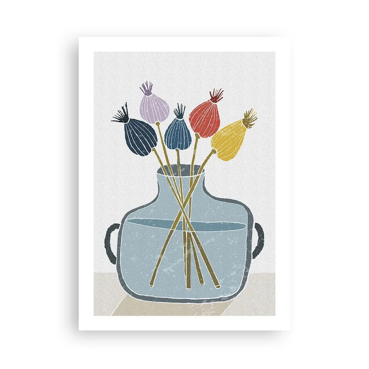 Poster - As Quiet as Poppies - 50x70 cm
