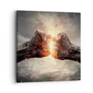 Canvas picture - Stand Up and Fight - 40x40 cm