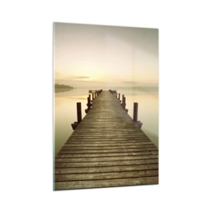 Glass picture - Before Dawn, Dawn, Light - 50x70 cm