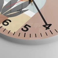 Clock face with numbers