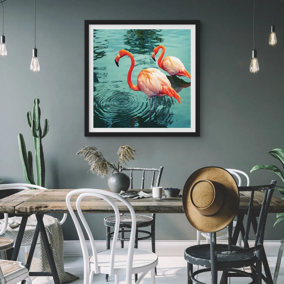 Poster in black frame - We Are En Vogue Now - 30x30 cm