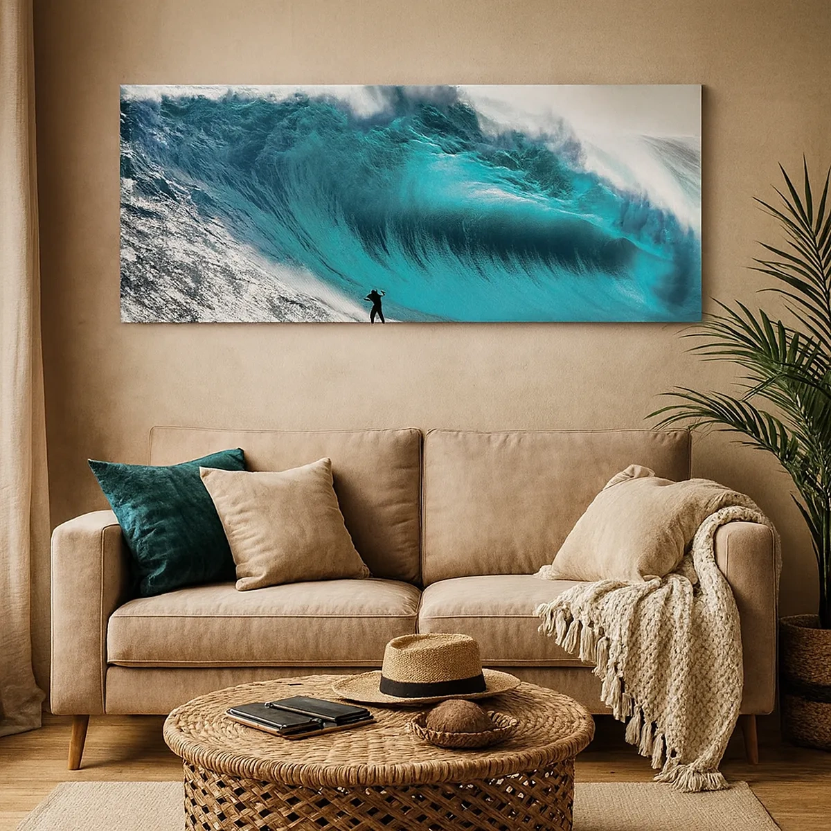 Canvas picture - Challenge Accepted - 30x30 cm