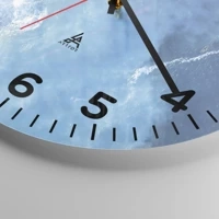 Clock face with numbers