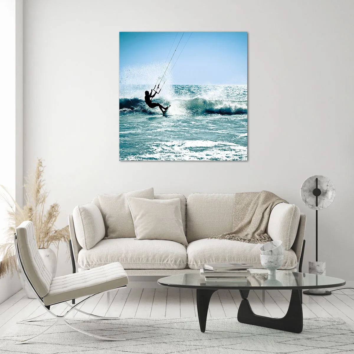 Glass picture - Let You Be Carried Away - 40x40 cm
