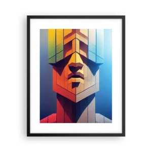 Poster in black frame - Man of Principles - 40x50 cm