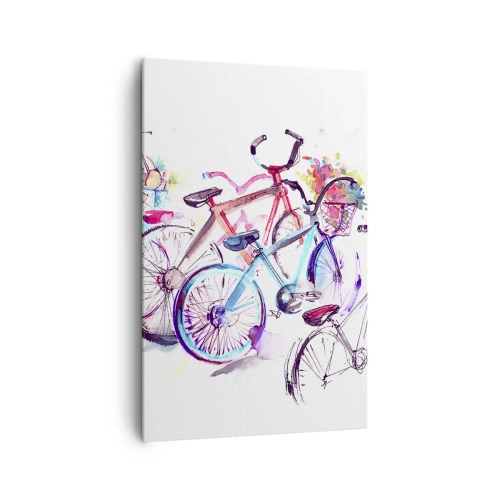Canvas picture - Anti-moto Club Reunion - 80x120 cm