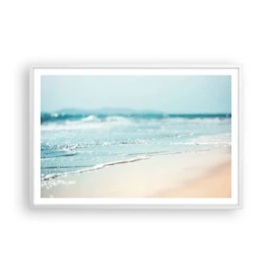 Poster in white frmae - Warmth and Breeze - 91x61 cm