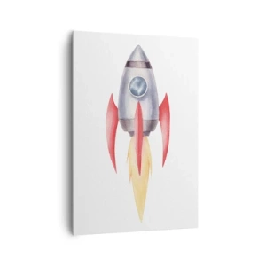 Canvas picture - Higher, Faster, Further - 70x100 cm