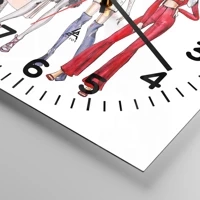 Clock face with numbers