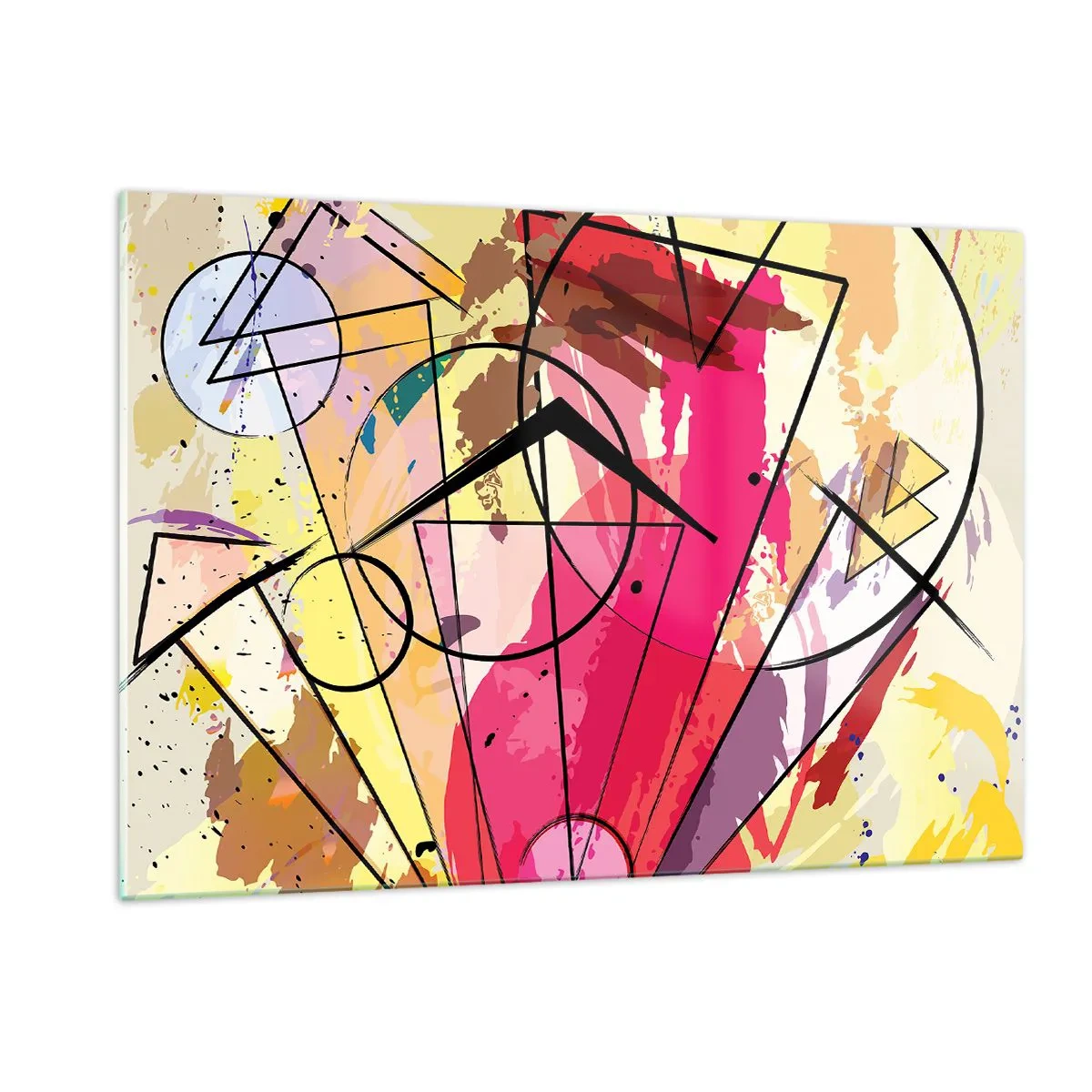 Glass picture - Explosion  - 120x80 cm