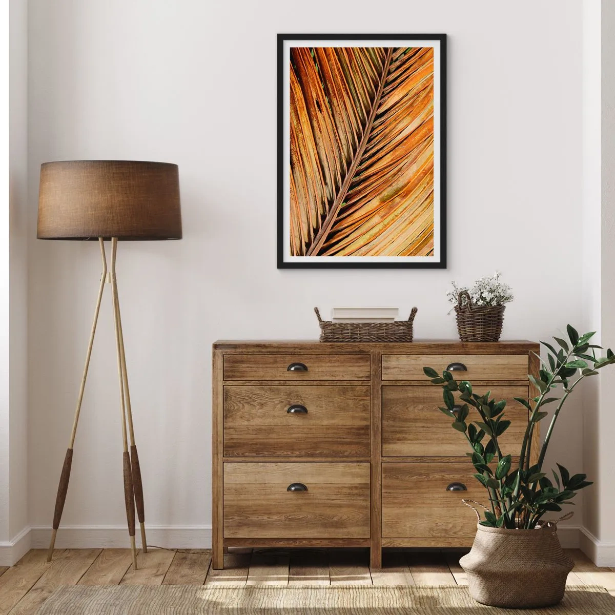 Poster in black frame - Coconut Gold - 61x91 cm