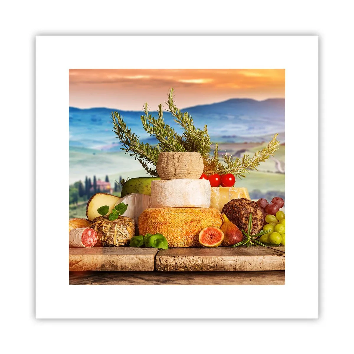Poster - Italian Joie de Vivre - 30x30 cm