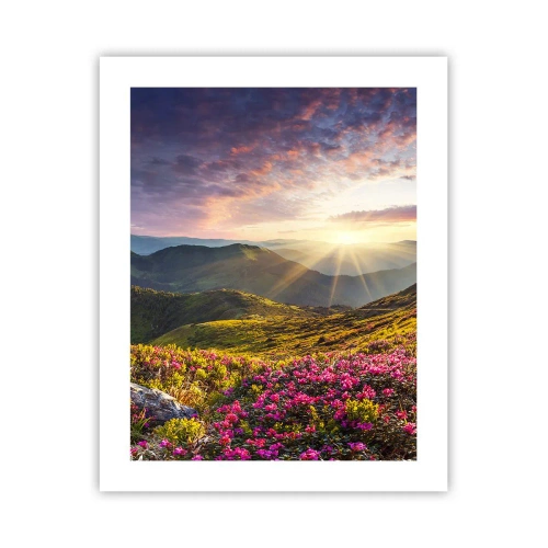 Poster - Freshness of Mountain Morning - 40x50 cm
