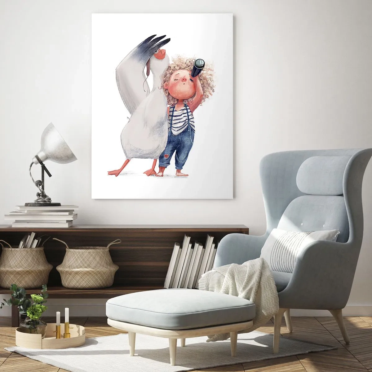Glass picture - Plan of a Great Journey - 80x120 cm