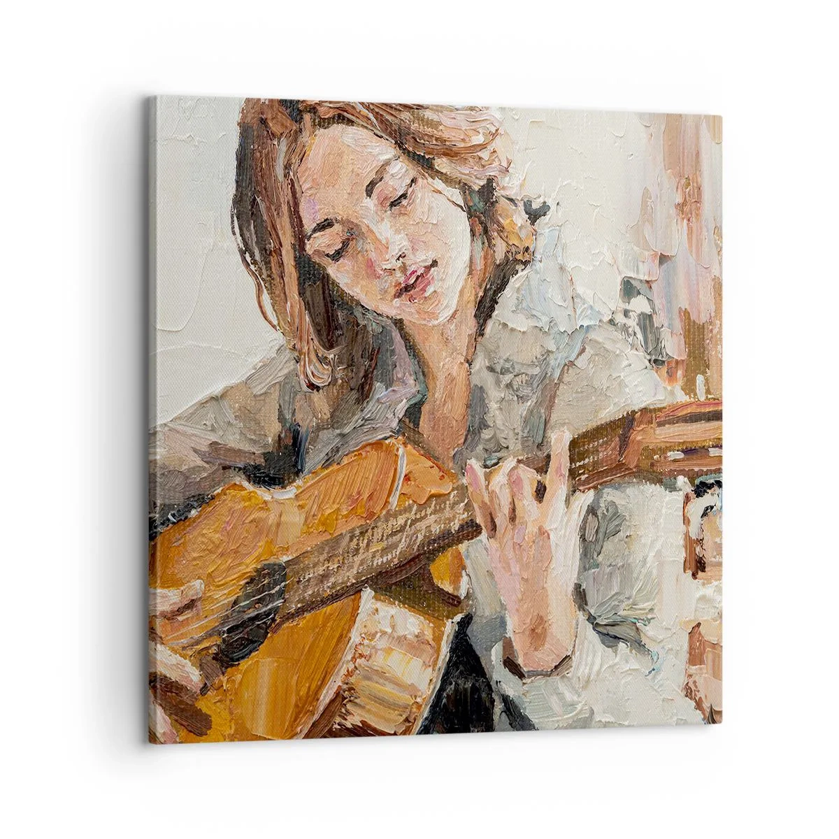 Canvas picture - Concert for Guitar and Girly Heart - 60x60 cm