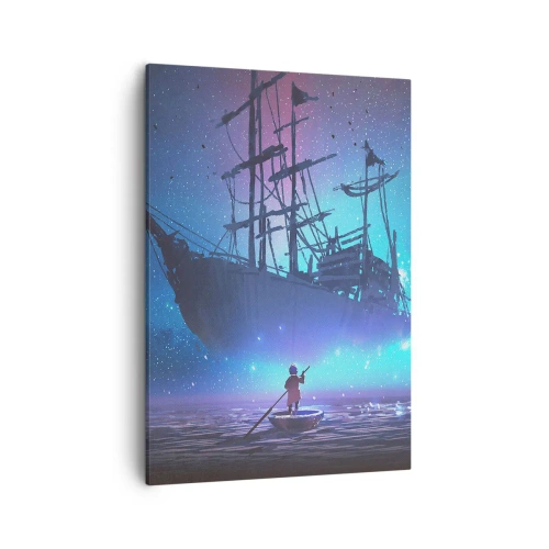 Canvas picture - Encounter with a Sea Myth - 50x70 cm