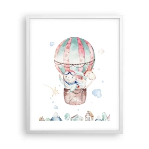 Poster in white frmae - We Will Be Back Soon! - 40x50 cm