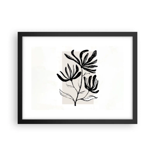 Poster in black frame - Sketch for a Herbarium - 40x30 cm
