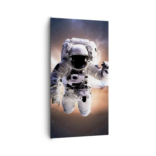 Canvas picture - Greetings from Space - 65x120 cm