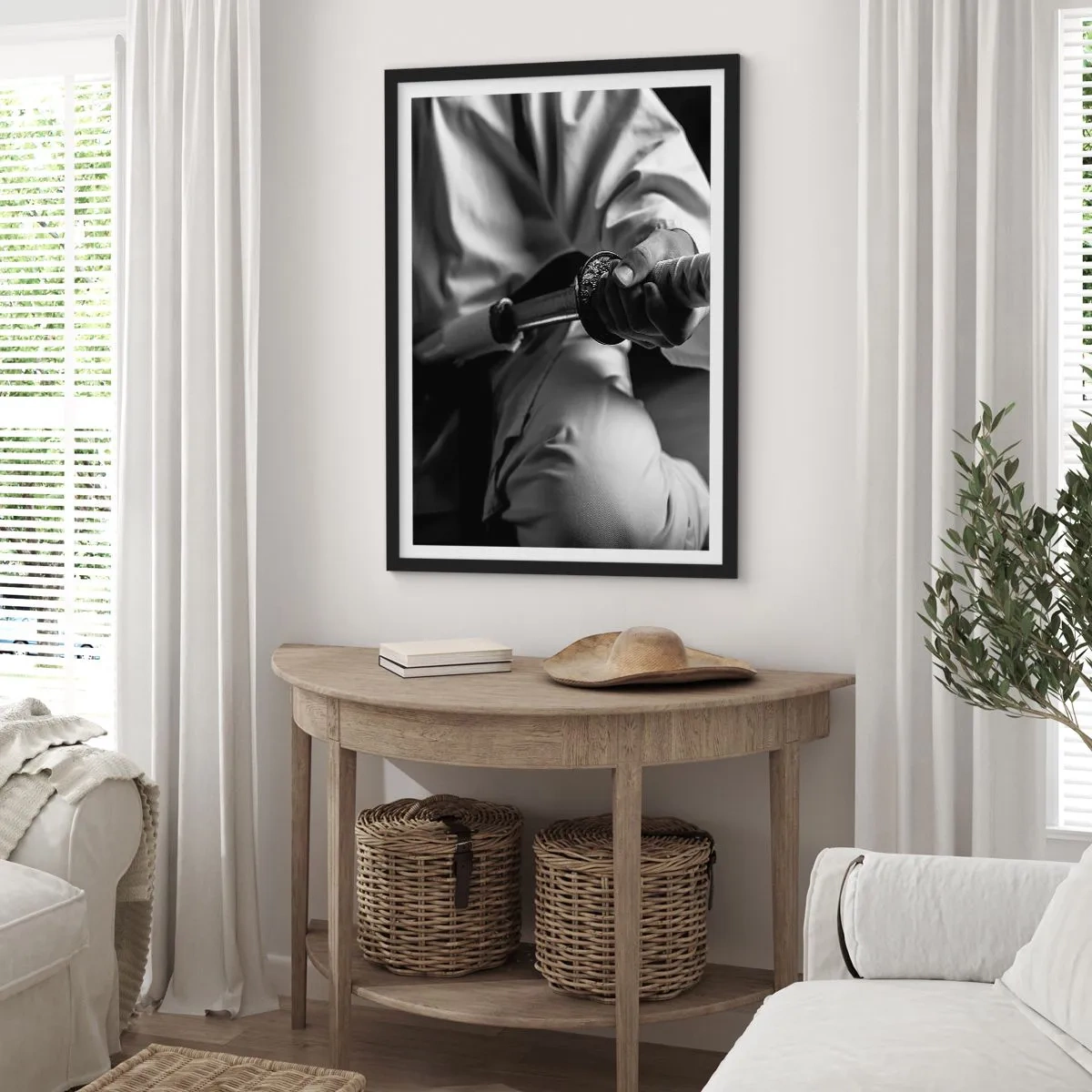 Poster in black frame - Warrior's Soul - 70x100 cm