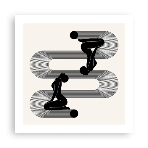 Poster - Sensual Symmetry - 50x50 cm