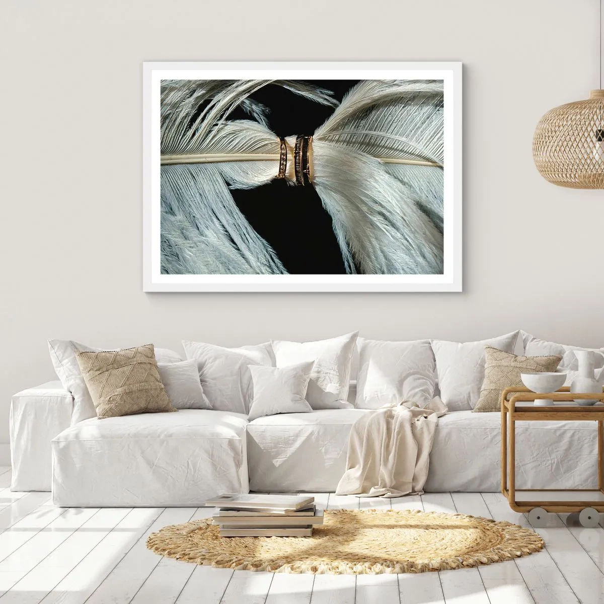 Poster in white frmae - …and I won't Leave You… - 70x50 cm
