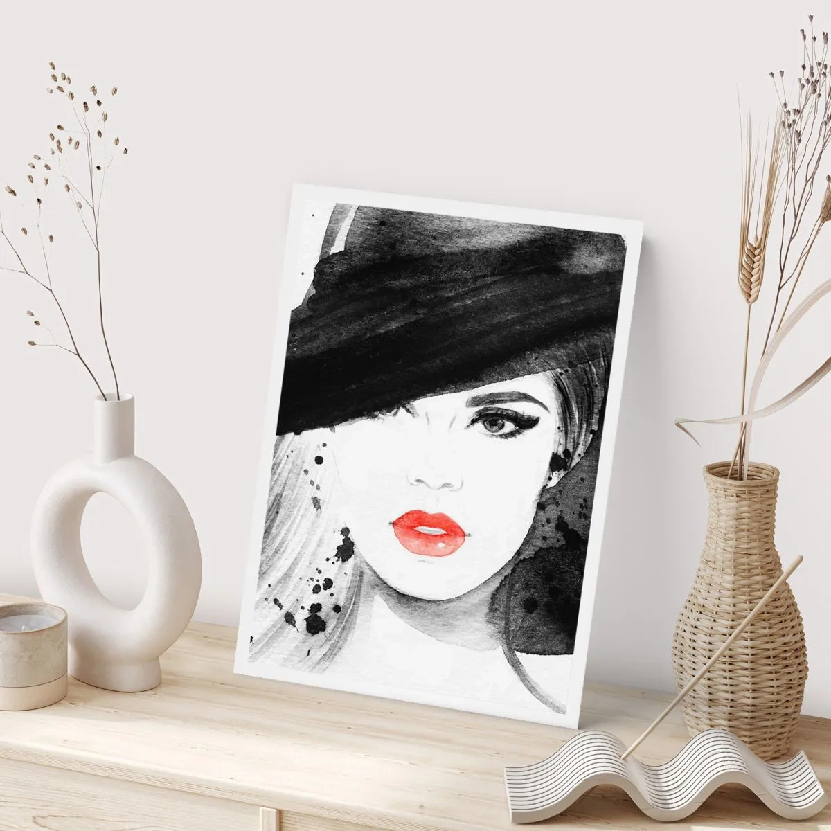 Poster - Lady in Black - 50x70 cm