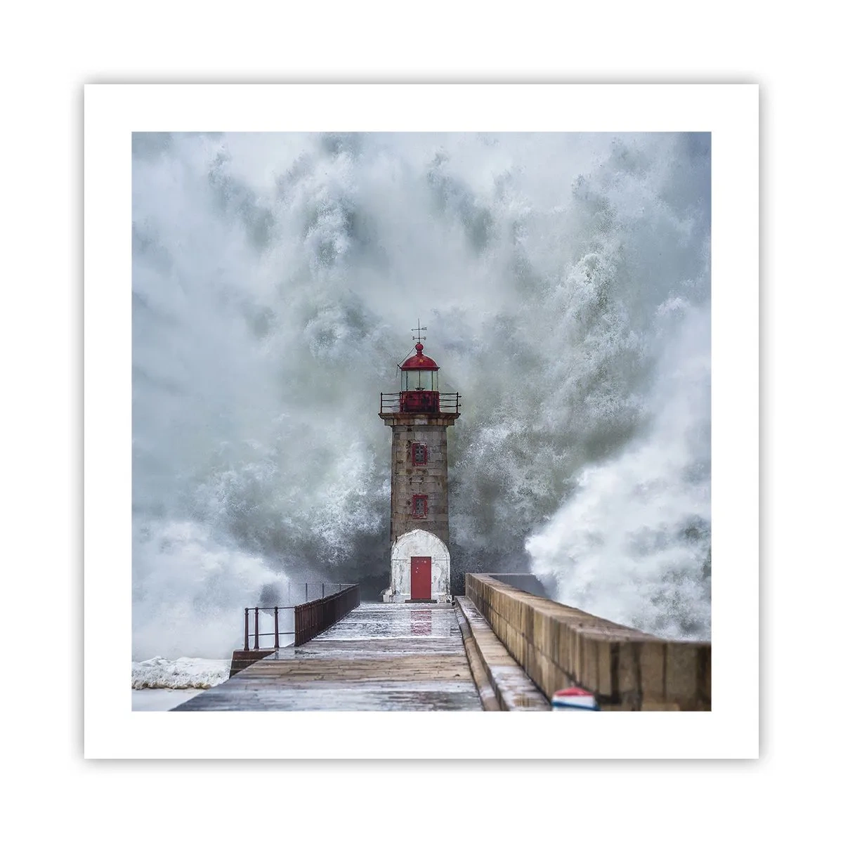 Poster - Roar of Waters, Whirr of the Wind - 50x50 cm