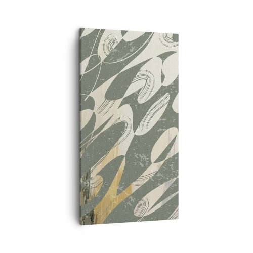 Canvas picture - Rhytmic Abstract - 45x80 cm