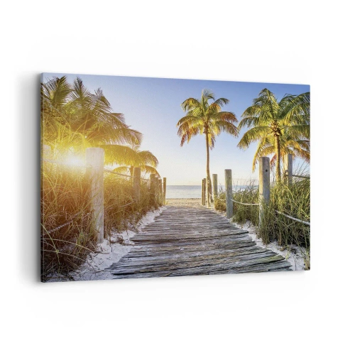 Canvas picture - Straight to Paradise - 100x70 cm