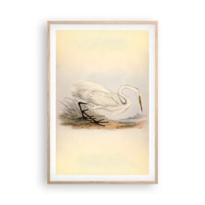 Poster in light oak frame - Lady on the Marsh - 61x91 cm