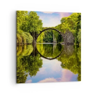 Canvas picture - At the Crossroads of Two Worlds - 60x60 cm