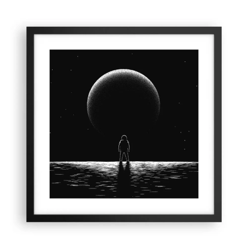 Poster in black frame - Face to Face - 40x40 cm